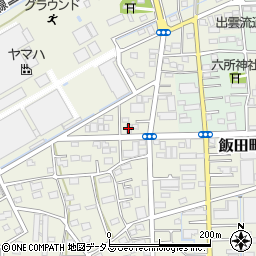 静岡県浜松市中央区飯田町139周辺の地図