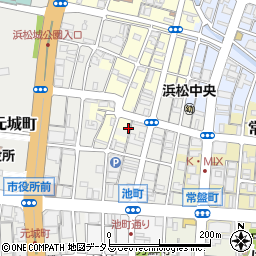 静岡県浜松市中央区元目町123周辺の地図
