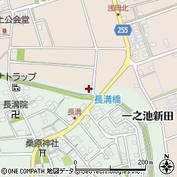 静岡県袋井市浅岡1121周辺の地図