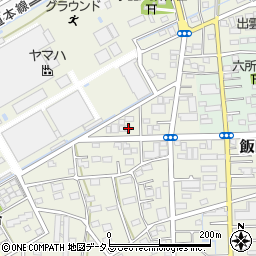 静岡県浜松市中央区飯田町103周辺の地図