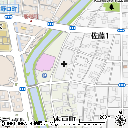 コンコルド浜松木戸店男子寮周辺の地図