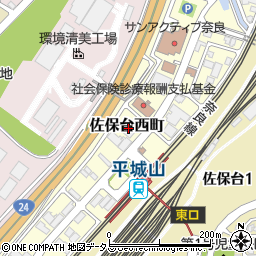 〒630-8106 奈良県奈良市佐保台西町の地図