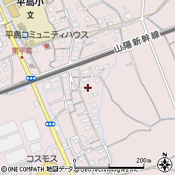 岡山県岡山市東区東平島418-2周辺の地図