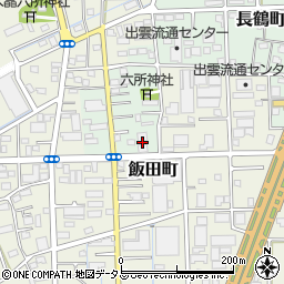 静岡県浜松市中央区長鶴町22周辺の地図