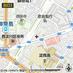 餃子の王将歌島橋店周辺の地図