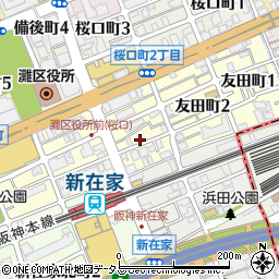 有限会社中田工務店周辺の地図