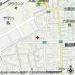 静岡県浜松市中央区飯田町142周辺の地図