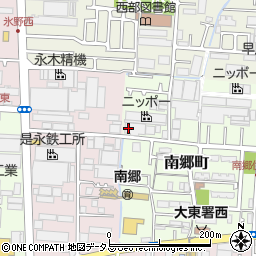 大阪府大東市南郷町10-21周辺の地図