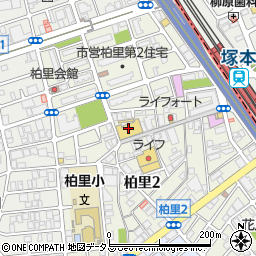 サンディ塚本店周辺の地図
