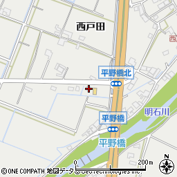 兵庫県神戸市西区平野町西戸田258周辺の地図