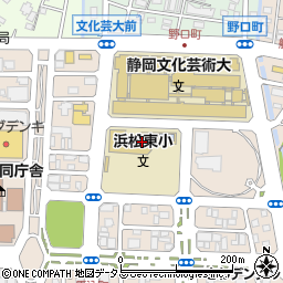 浜松市立東小学校周辺の地図