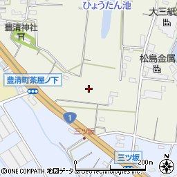 愛知県豊橋市豊清町周辺の地図