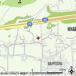 岡山県岡山市北区田益385周辺の地図