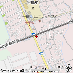 岡山県岡山市東区東平島1354周辺の地図