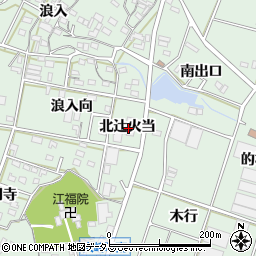 愛知県豊橋市大崎町北辻火当周辺の地図