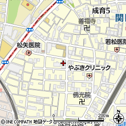 吉田ＳＫＴ大阪営業所周辺の地図
