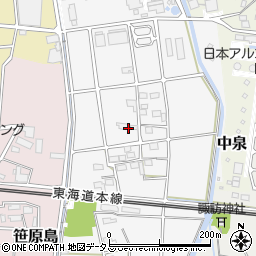 静岡県磐田市海老塚周辺の地図