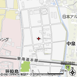 静岡県磐田市海老塚70周辺の地図