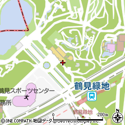 大阪府大阪市鶴見区緑地公園周辺の地図