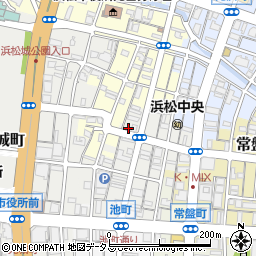 名鉄協商浜松尾張町駐車場周辺の地図