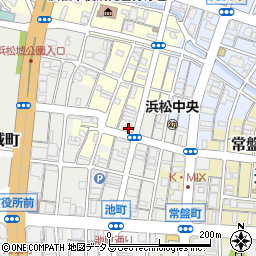 ミスターエフピー浜松中央オフィス周辺の地図