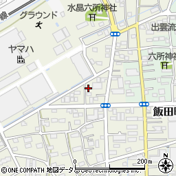 静岡県浜松市中央区飯田町143周辺の地図