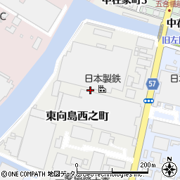 兵庫県尼崎市東向島西之町周辺の地図