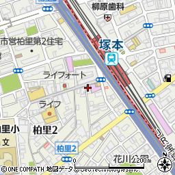 大西呉服店周辺の地図