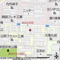 関西工具製作所新田工場周辺の地図