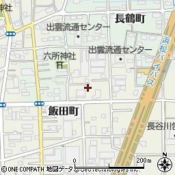 静岡県浜松市中央区飯田町227周辺の地図