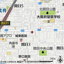 ラパンジール関目２周辺の地図