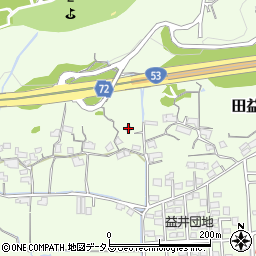 岡山県岡山市北区田益387-1周辺の地図