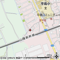 岡山県岡山市東区東平島1372-1周辺の地図