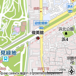 俊英舘保育園周辺の地図