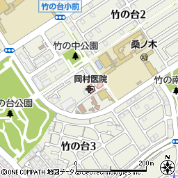 岡村医院周辺の地図