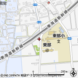 静岡県磐田市東貝塚198周辺の地図