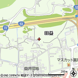 岡山県岡山市北区田益289周辺の地図