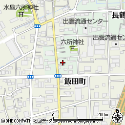 静岡県浜松市中央区長鶴町17周辺の地図