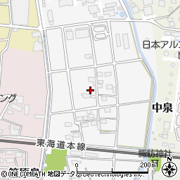 静岡県磐田市海老塚79-1周辺の地図