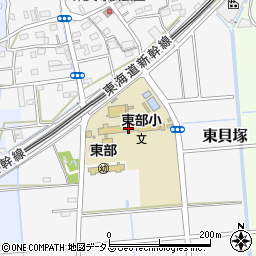 磐田市立東部小学校周辺の地図