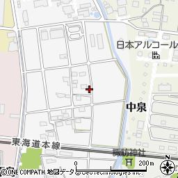 静岡県磐田市海老塚76周辺の地図