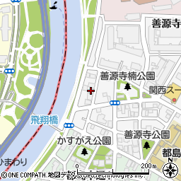 第二源氏之荘周辺の地図