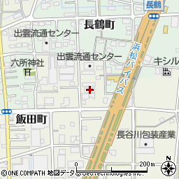 静岡県浜松市中央区飯田町266周辺の地図