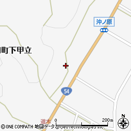 広島県安芸高田市甲田町下甲立671周辺の地図