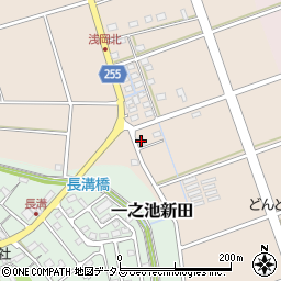 静岡県袋井市浅岡589-4周辺の地図