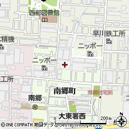 大阪府大東市南郷町9周辺の地図