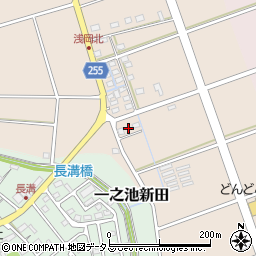 静岡県袋井市浅岡589-3周辺の地図
