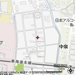 静岡県磐田市海老塚78周辺の地図