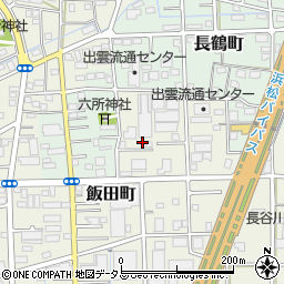 静岡県浜松市中央区飯田町235周辺の地図