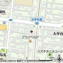 ファミリーマート浜松大平台三丁目店周辺の地図